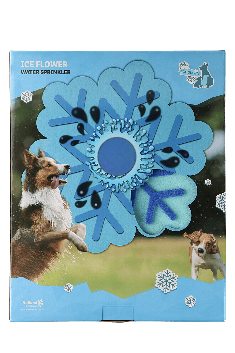 Coolpets Ice Flower Water Sproeier Hond