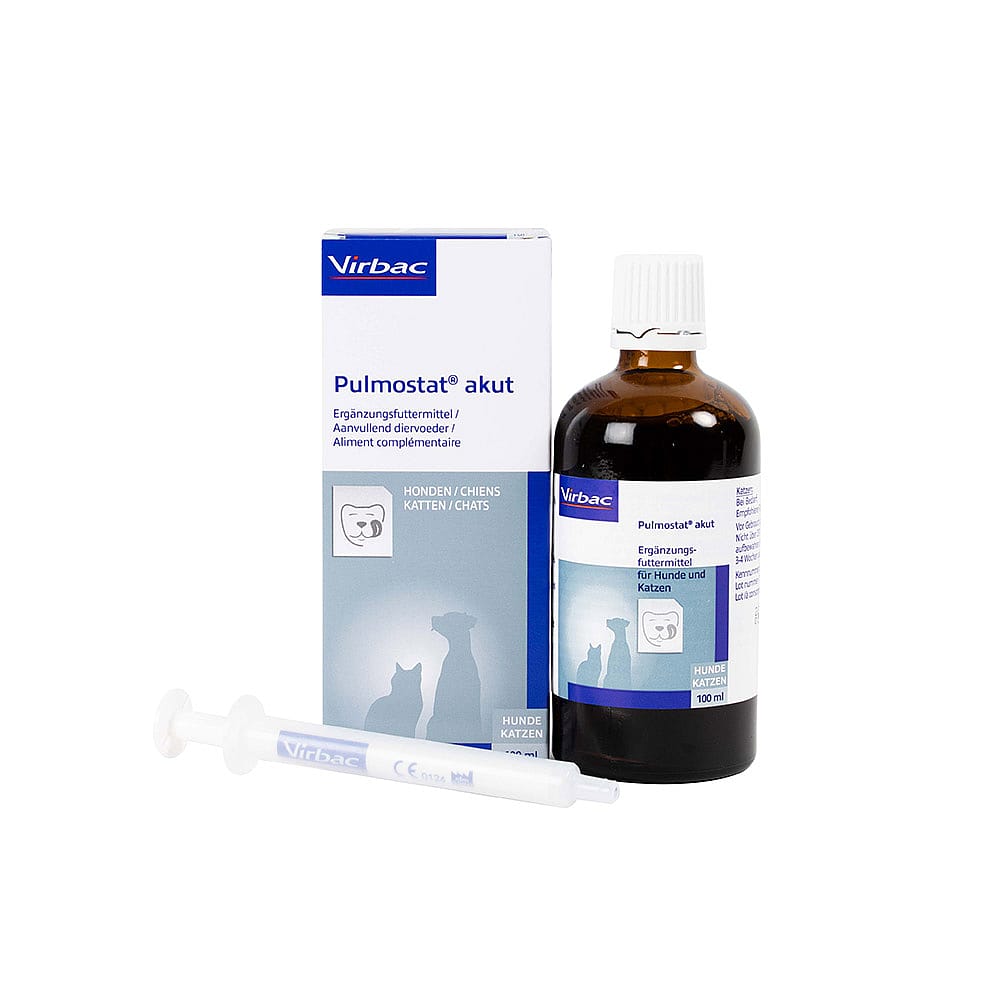 Pulmostat Akut Hoestsiroop Hond Kat 100 ml