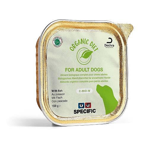 Specific Biologisch C-BIO-W Organic met Vis Hond 5 x 150 gram