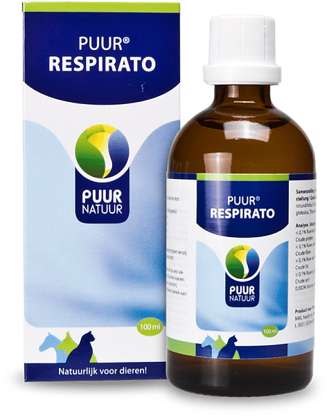 Puur Respirato Luchtwegen Hond Kat Paard 100 ml