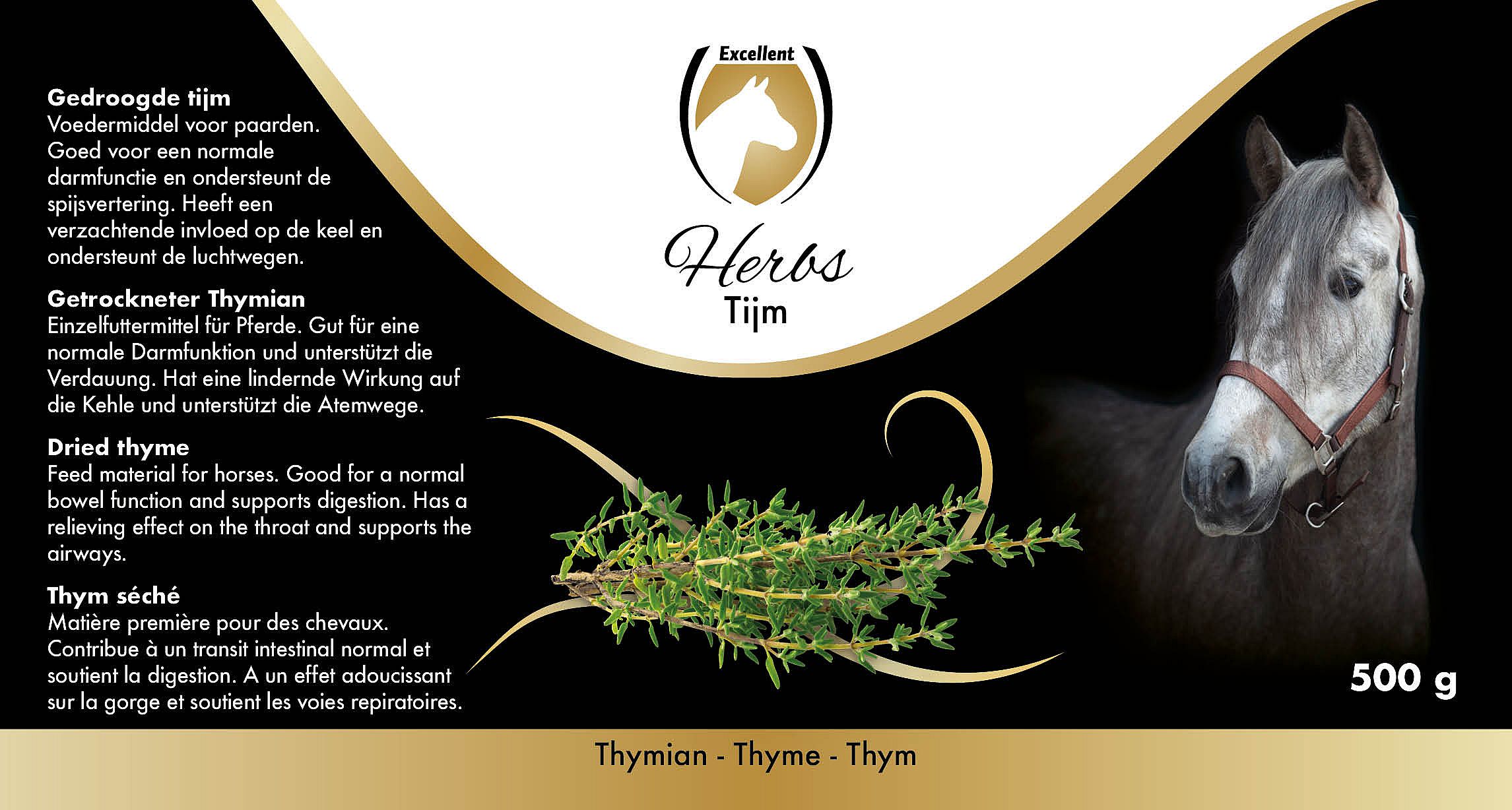 Excellent Herbs Tijm Paard 500 gram