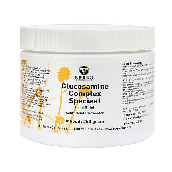 Groene Os Glucosamine Complex Speciaal Hond Kat 250 gram