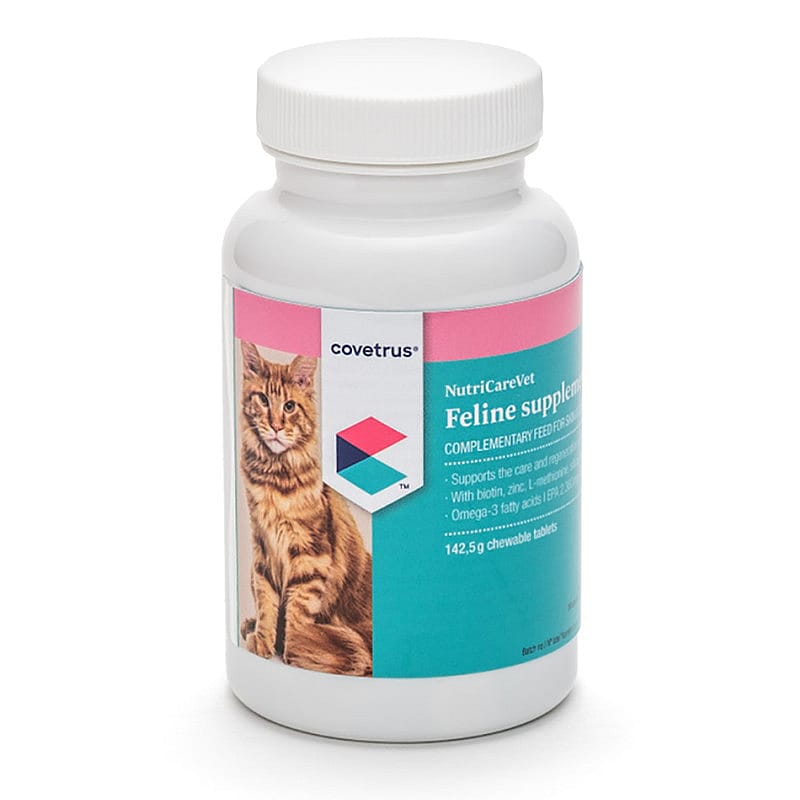 NutriCareVet Skin & Coat Support Kat 190 kauwtabletten