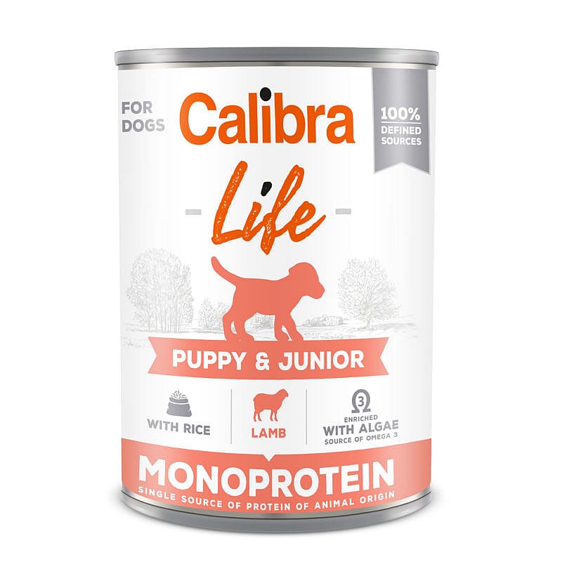 Calibra Hond Life Puppy & Junior Lam Hond 6 x 400 Gram