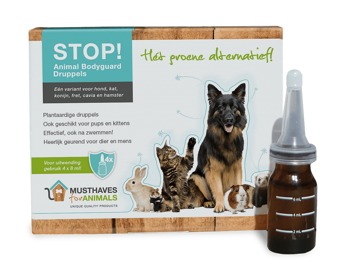 STOP Animal Bodyguard Aromatherapie 4 Flesjes