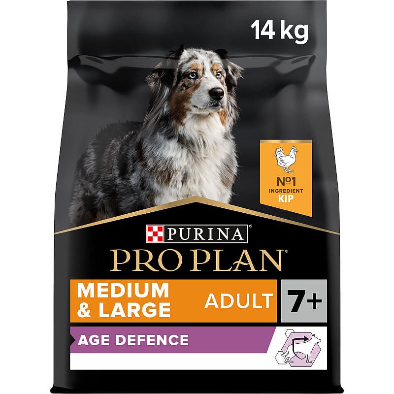 Purina Pro Plan Medium & Large Adult 7+ Age Defence Hondenvoer Kip 14 kg