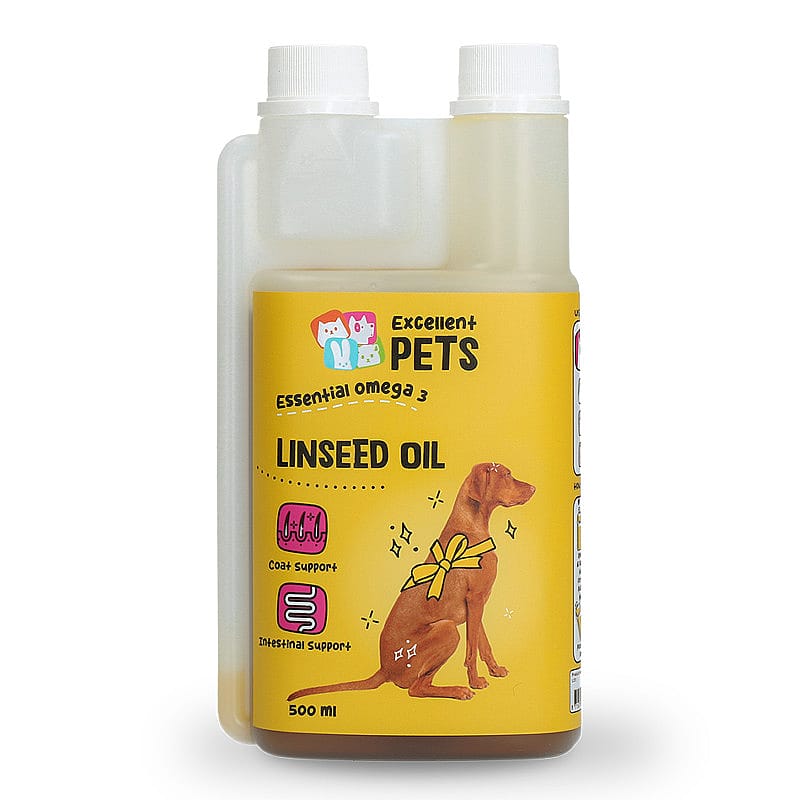 Excellent Lijnzaadolie Hond 500 ml