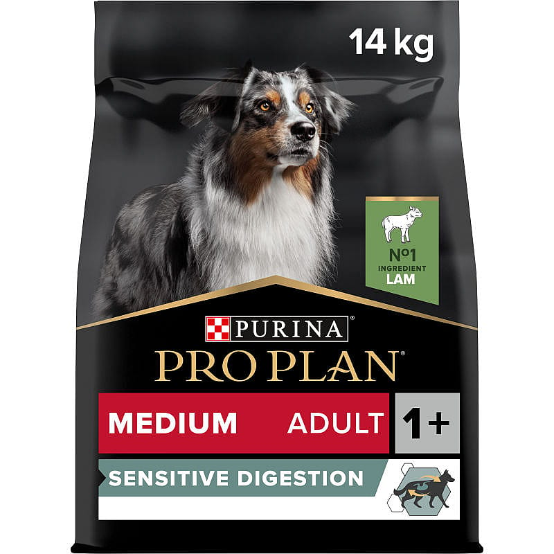 Purina Pro Plan Medium Adult Sensitive Digestion Hondenvoer Lam 14 kg