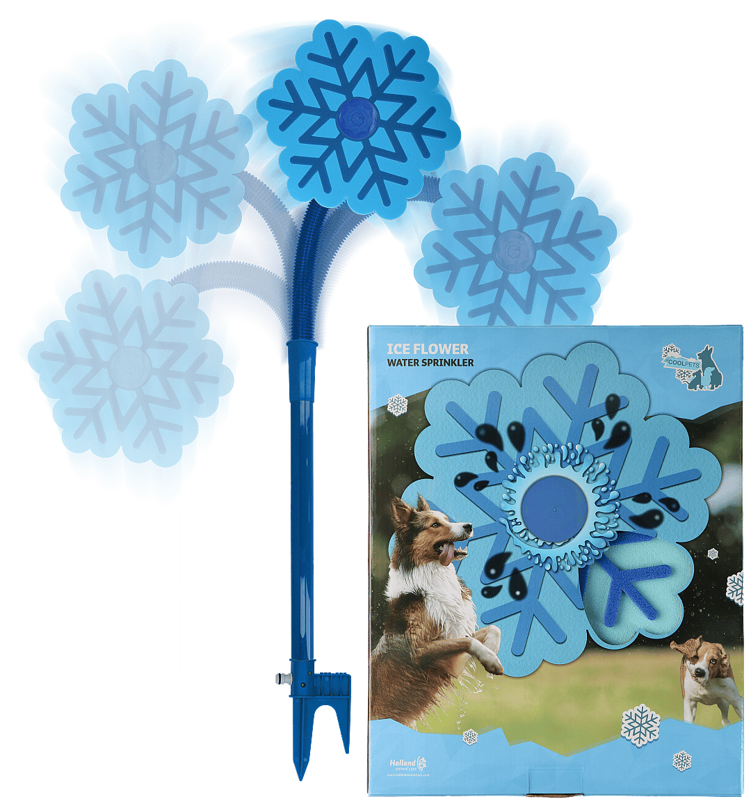 Coolpets Ice Flower Water Sproeier Hond