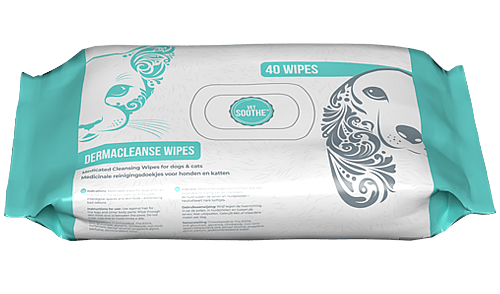 VetSoothe Dermacleanse Wipes Hond Kat