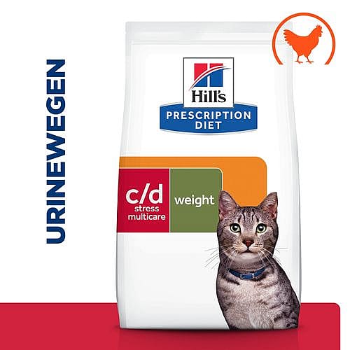 Hill's Prescription Diet CD Urinary Stress + Metabolic Kattenvoer Kip