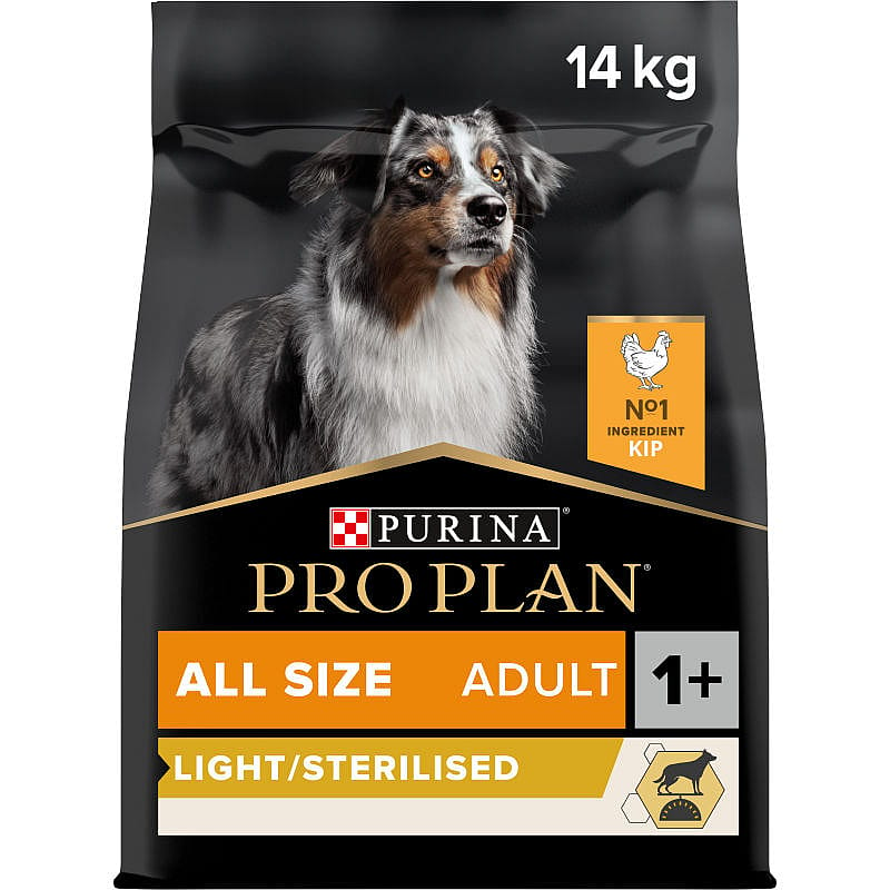 Purina Pro Plan All Sizes Adult Light Sterilised Hondenvoer Kip 14 kg