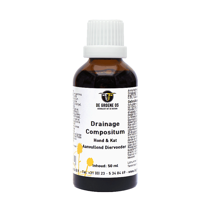 Groene Os Drainage Compositum Hond Kat 50 ml