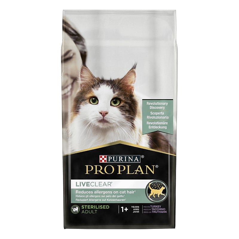 Purina Pro Plan LiveClear Sterilised Adult Allergeen-reducerend Kattenvoer