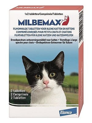 Milbemax Kleine Kat Ontwormingstabletten