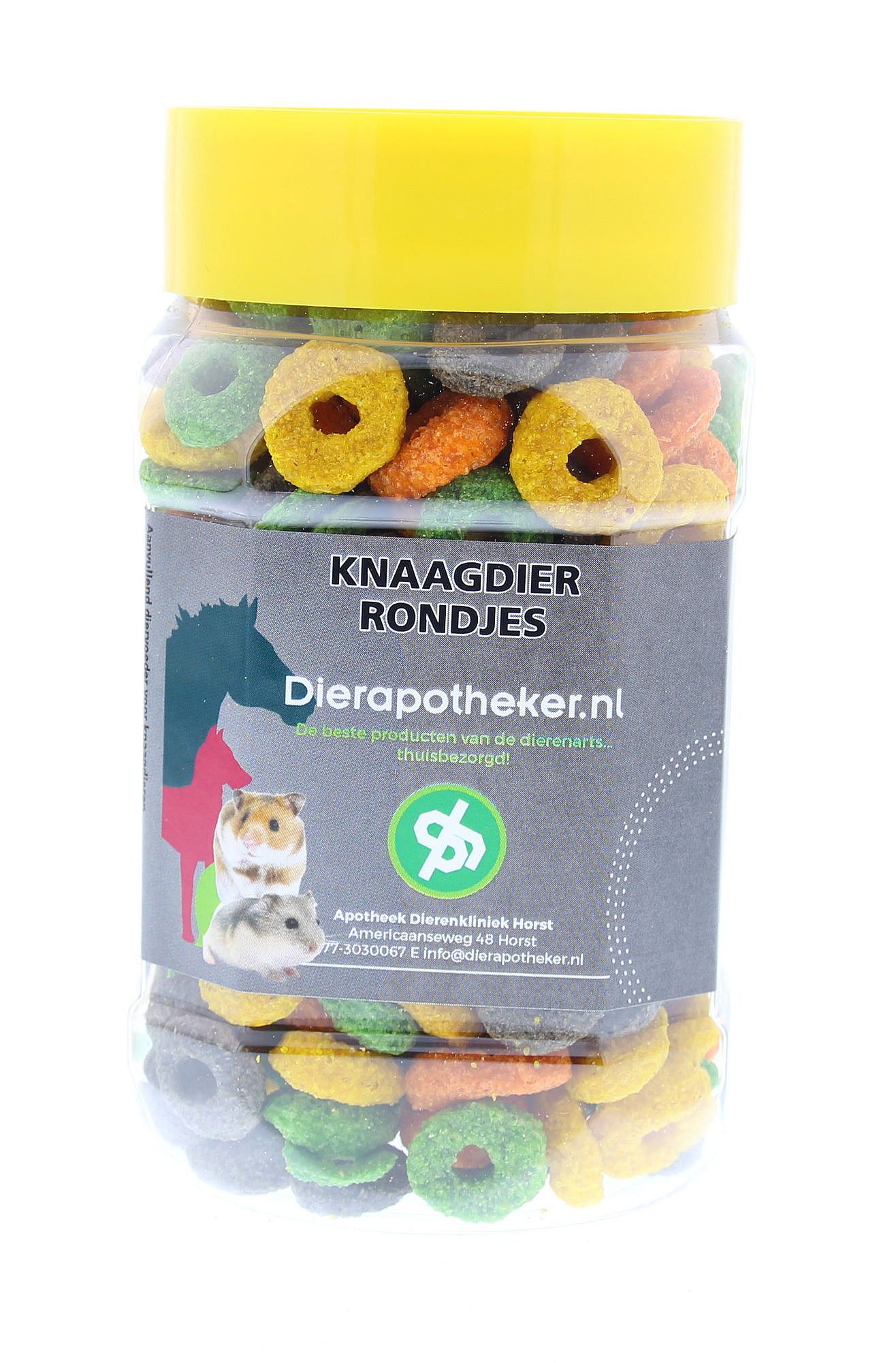 Dierapotheker Knaagdier Rondjes Snack 150 gram