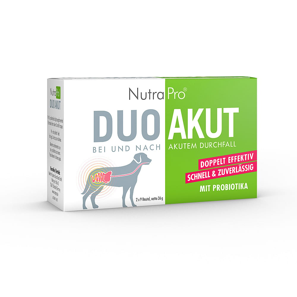 NutraPro Duo Akut Diarree Hond 18 sachets