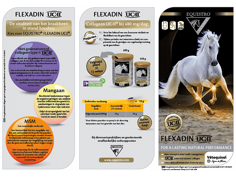 Equistro Flexadin UCII Paard 600 gram