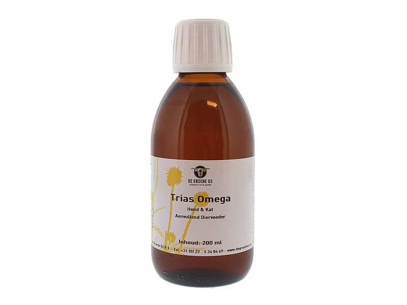 Groene Os Trias Omega Hond Kat 200 ml