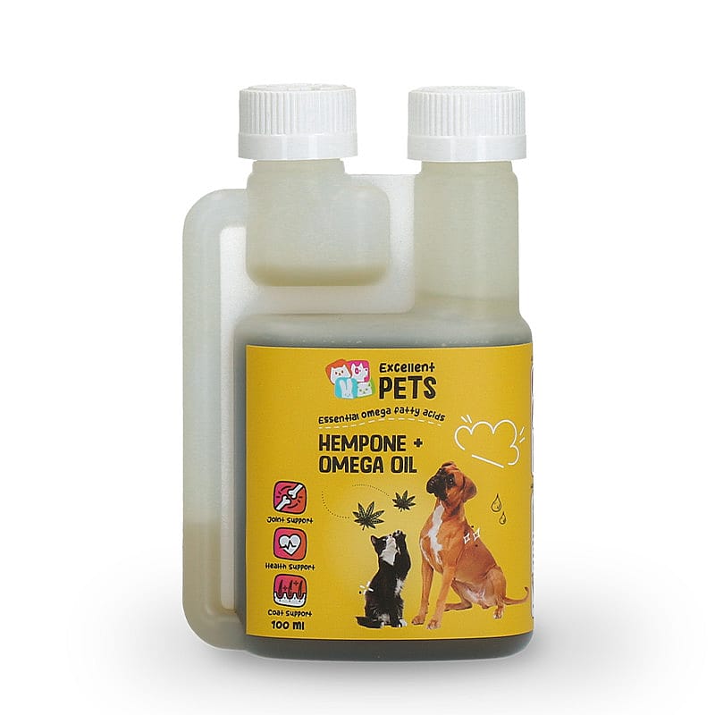 Excellent HempOne + Omega Oil Hond Kat