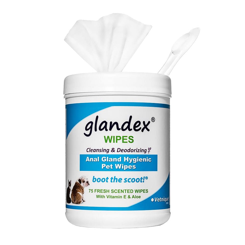 Glandex Wipes Hond 75 stuks