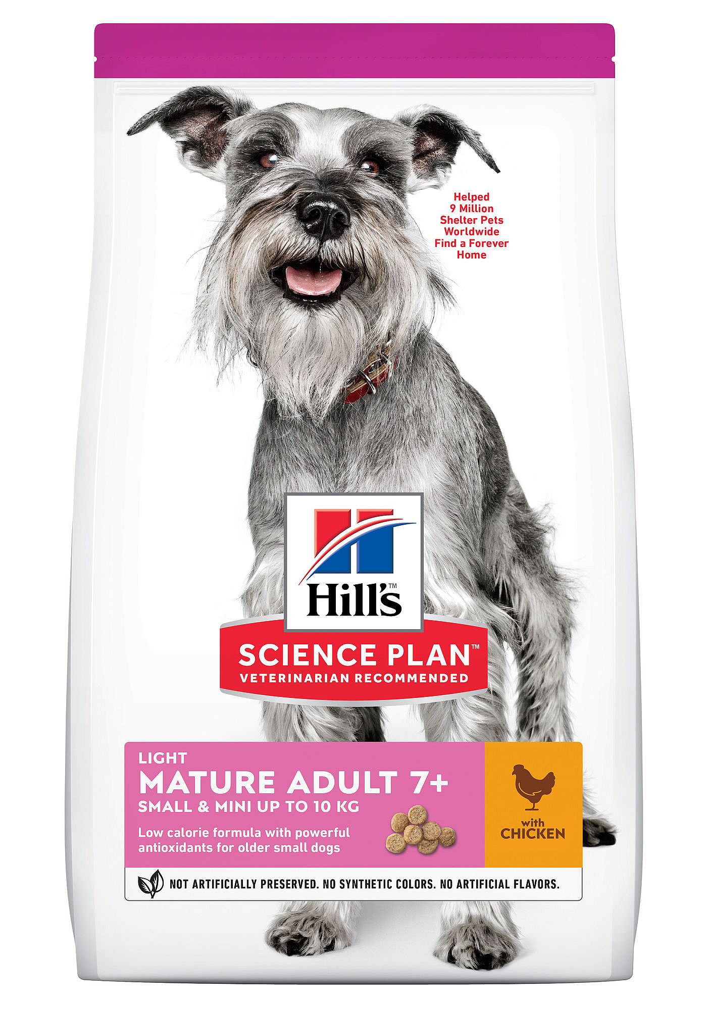 Hill's Science Plan Light Small & Mini Mature Adult 7+ Hondenvoer Kip 2.5 kg