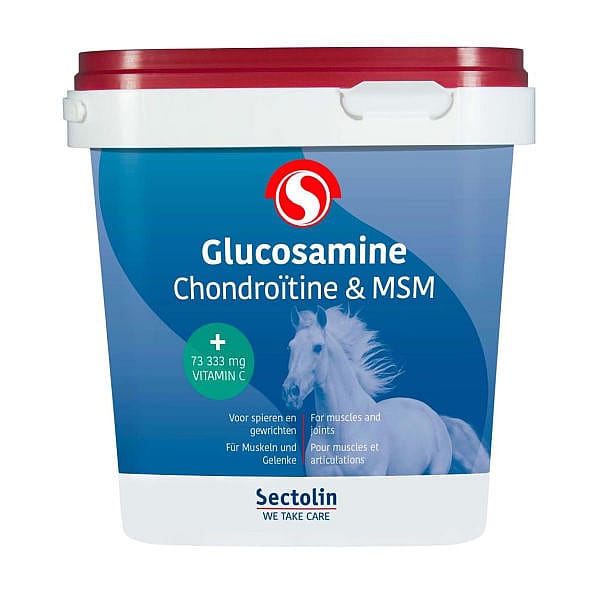 Datumvoordeel (op=op) Sectolin Glucosamine Chondroitine MSM Gewrichten Paard 1 kg