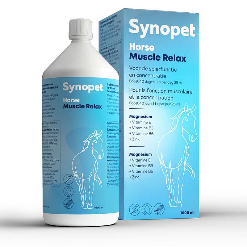 Synopet Muscle Relax Paard Kalmering 1000 ml