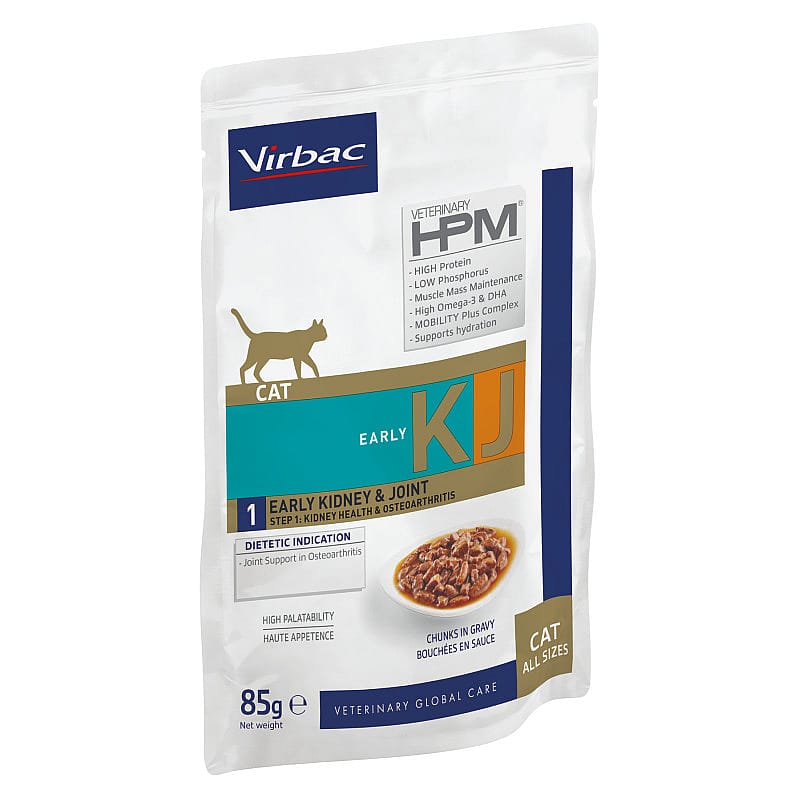 HPM Veterinary Early Kidney & Joint Kattenvoer 12 x 85 gram zakjes