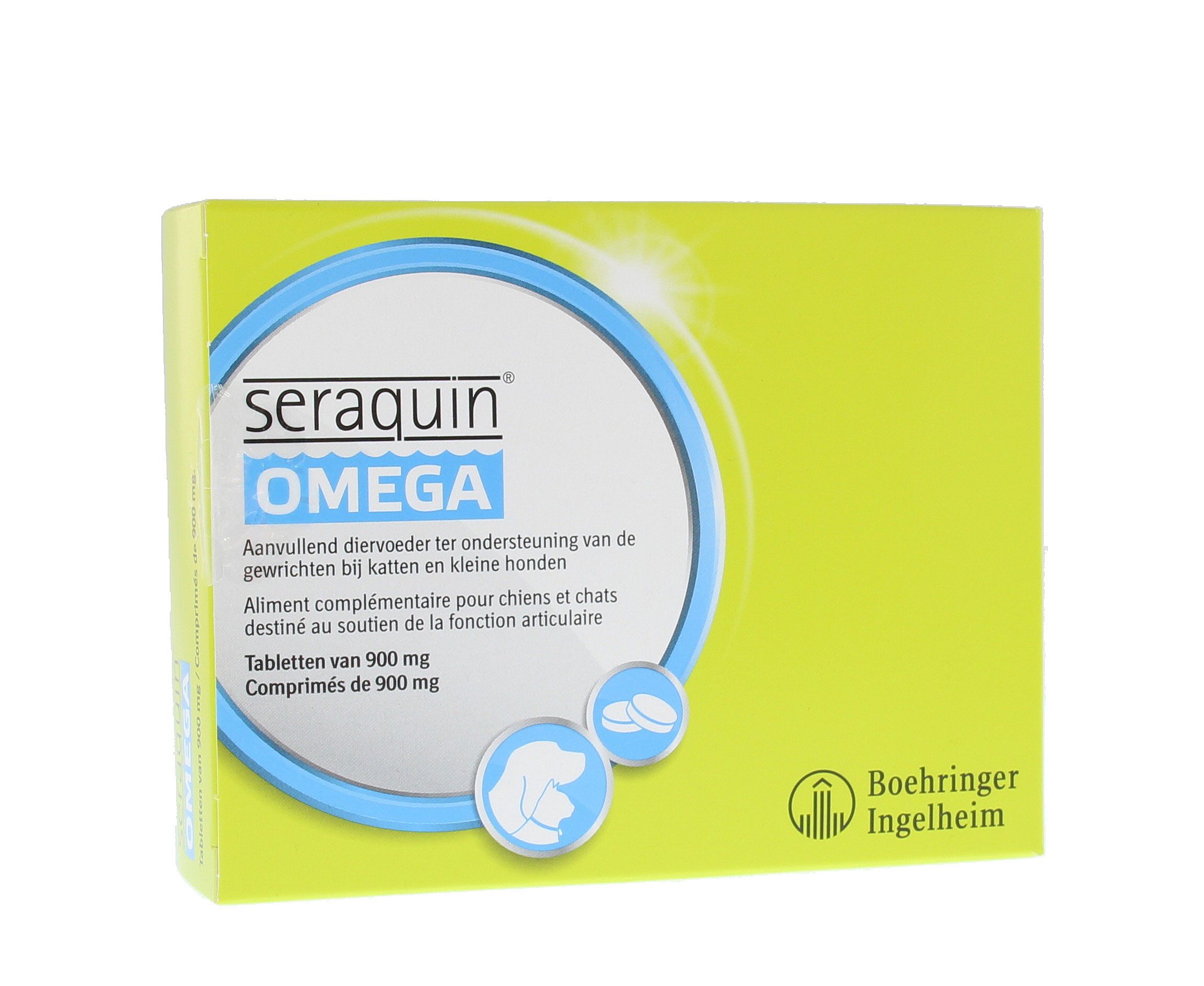 Seraquin Omega Kat en Kleine Hond 60 tabletten