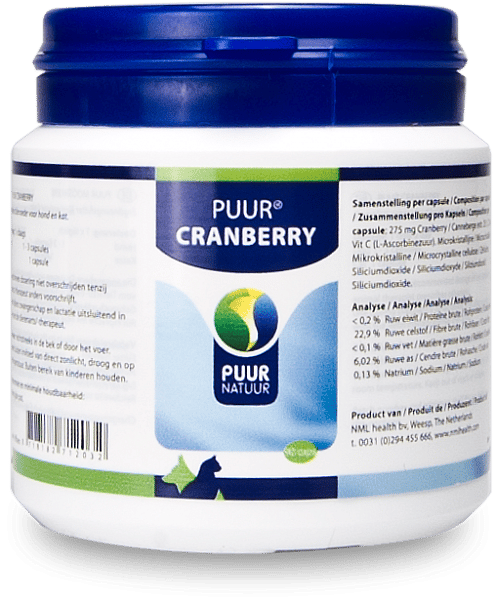 Puur Cranberry Compleet Hond Kat 90 capsules