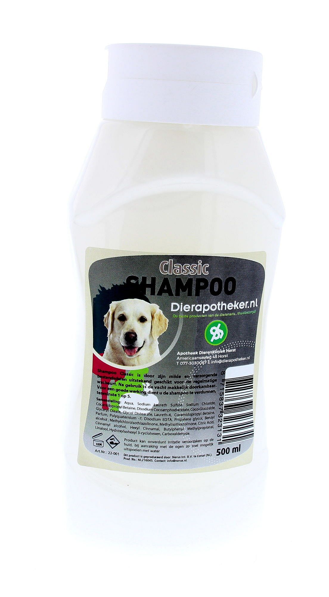 Dierapotheker Shampoo Classic Hond 500 ml