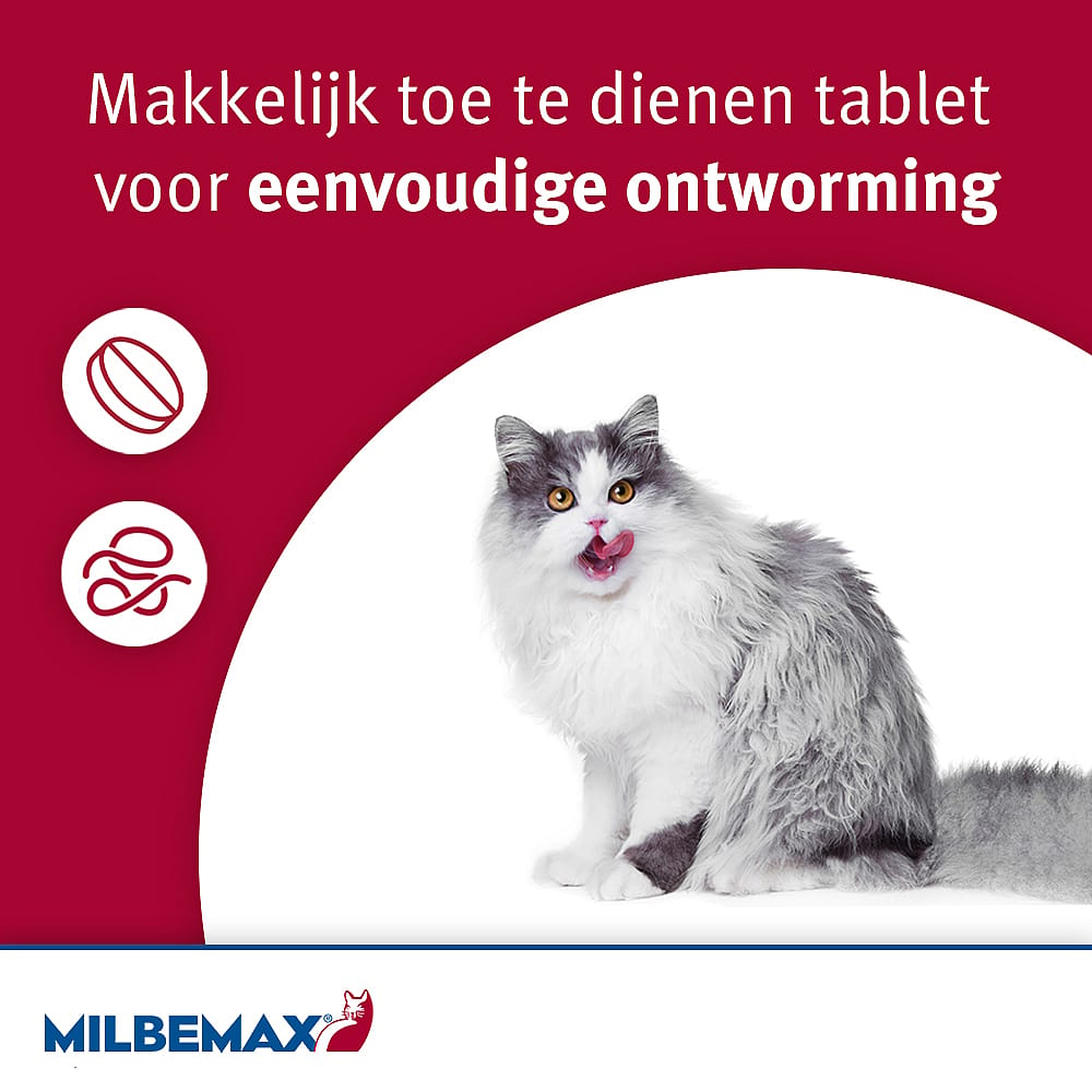 Milbemax Kleine Kat Ontwormingstabletten