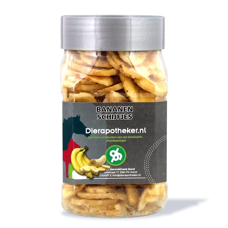 Dierapotheker Banaan Schijfjes Snack 150 gram