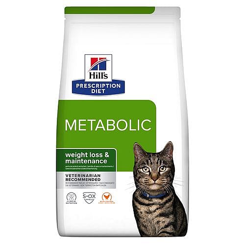 Hill's Prescription Diet Metabolic Weight loss & Maintenance Kattenvoer met Kip