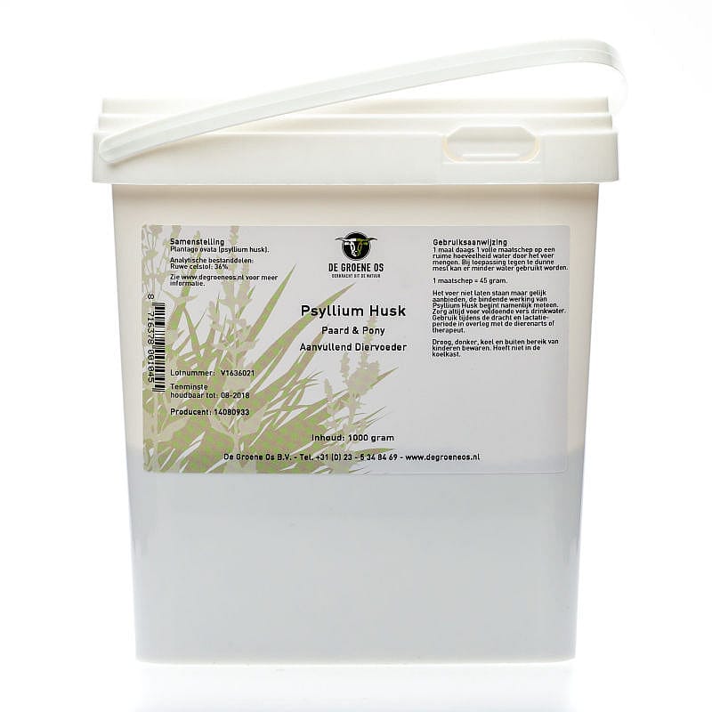 Groene Os Psyllium Husk Paard Pony 1000 gram