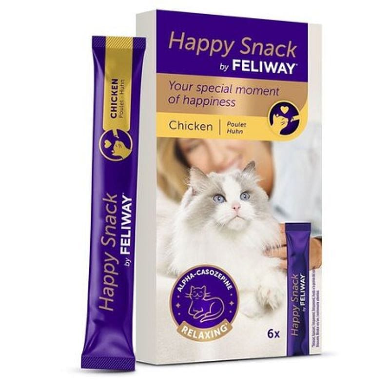 Feliway Happy Snack Kat 6 x 15 gram