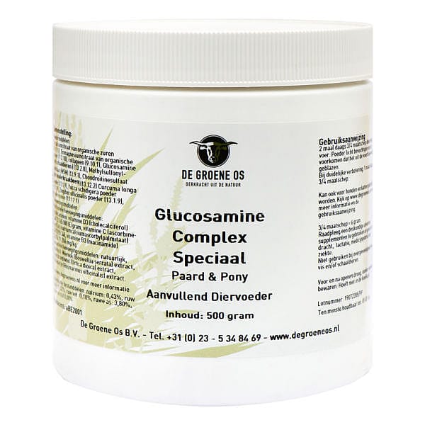 Groene Os Glucosamine Complex Speciaal Paard Pony 500 gram