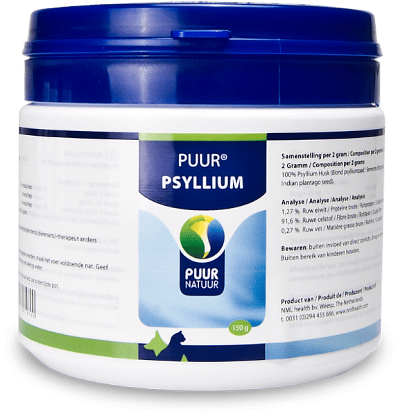 Puur Psyllium Hond Kat 150 gram