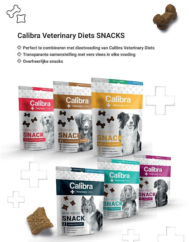 Calibra Veterinary Diets Vitality Support Crunchy Snack 120 gram