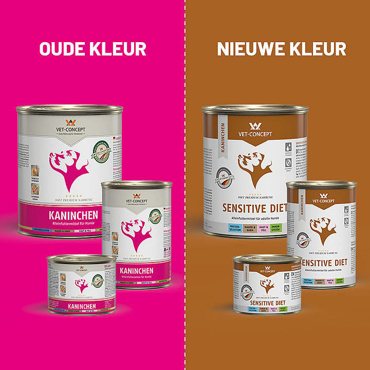 Vet-Concept Sensitive Diet Konijn Hondenmenu