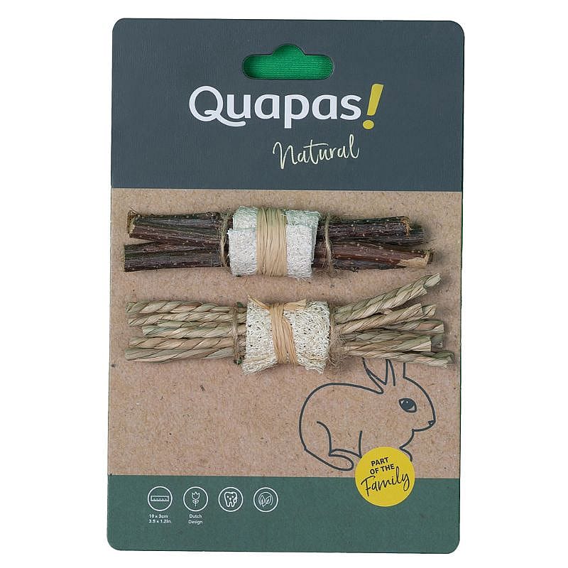 Quapas! Natural treat 2 pcs Konijn