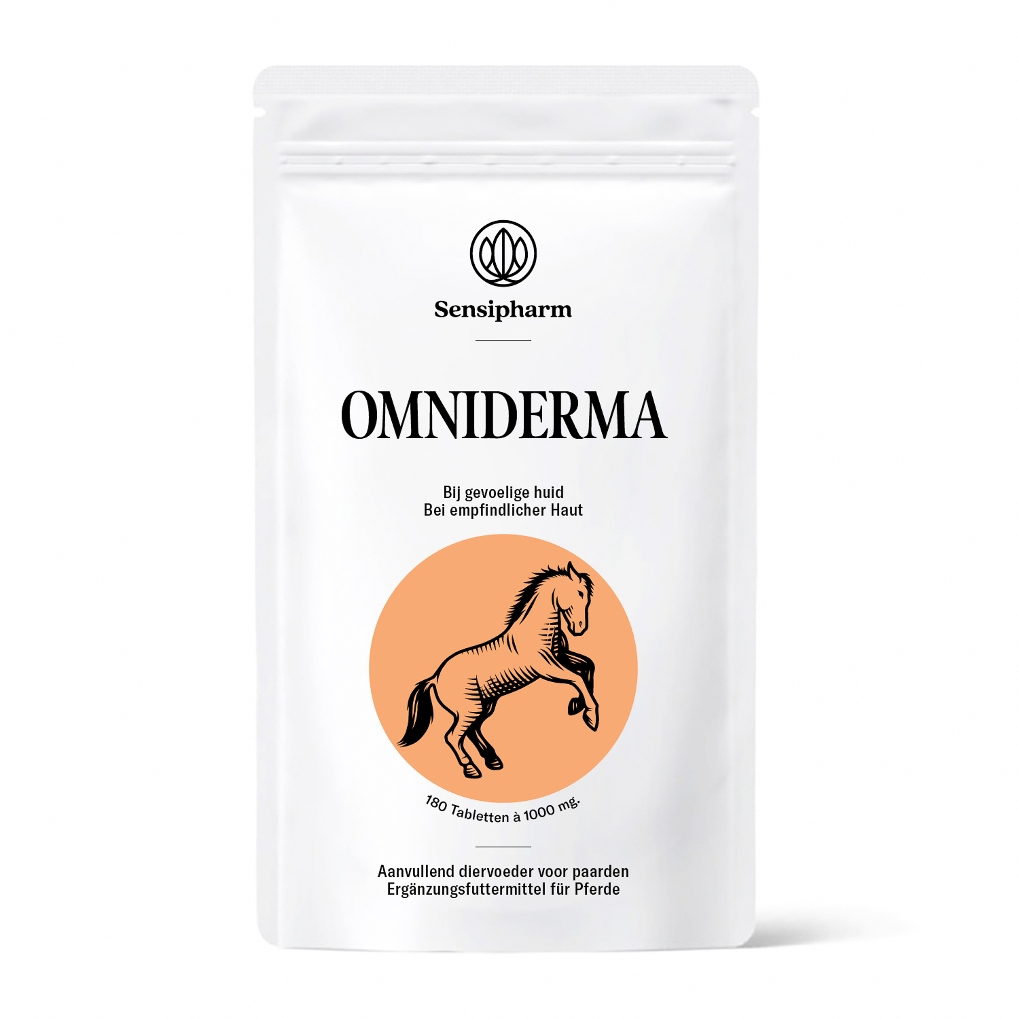 Sensipharm Omniderma Paard 180 tabletten